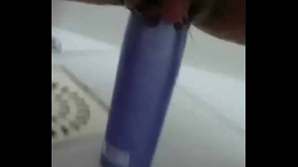 Best Stuffing the shampoo into the pussy and the growing clitoris power Movies