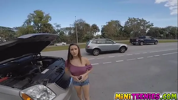 Best Ashley was having money troubles so I offered her a tow and a bit of extra cash if shed flash her tits to me in public power Movies