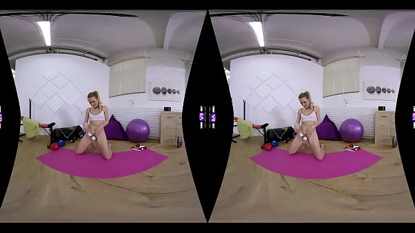 Bedste SexLikeReal-Morning Pussy Workout In Gym 180VR 60 FPS TMW VR power-film