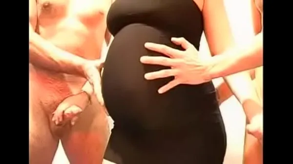 Best Pregnant in black dress gangbang power Movies