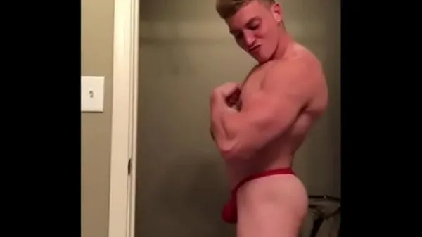 أفضل verbal jock boy in sexy red thong أفلام القوة