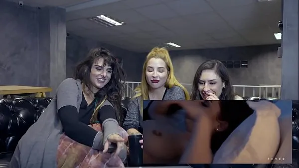 Bedste PORN REACT uncensored! Dread Hot, Clara Aguilar and Emme White watching porn power-film