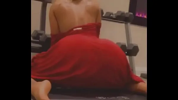 Beste Stripper seductively shakes ass in red dress krachtige films