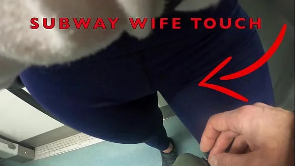 Beste My Wife Let Older Unknown Man to Touch her Pussy Lips Over her Spandex Leggings in Subway krachtige films