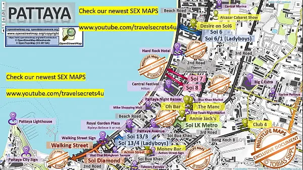 Las mejores Mapa de prostitución callejera de Pattaya en Tailandia ... prostitución callejera, masajes sexuales, trabajadores de la calle, autónomos, bares, mamadapelículas potentes