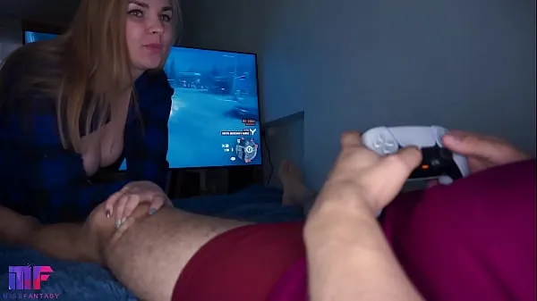 Best Sucked a hard cock so he let me play PS5 power Movies