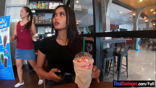 Beste Starbucks Kaffee Date mit wunderschönen großen Arsch asiatischen Teen FreundinPower-Filme