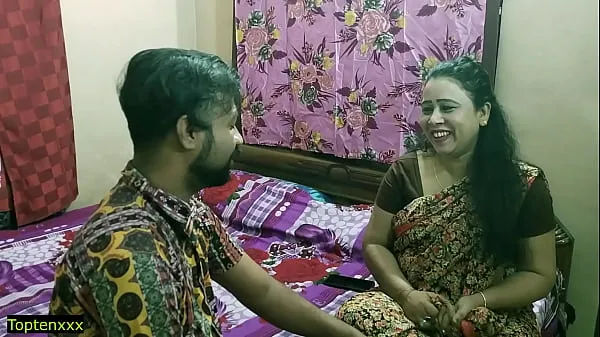 Best Indian hot bhabhi having sex secretly with husband friend! with clear audio power Movies