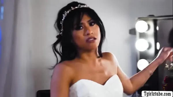 Beste Asian bride comforted by her shemale bestfriend because her groom did not show that,busty TS licks and fucks her wet pussy so hard power-filmer