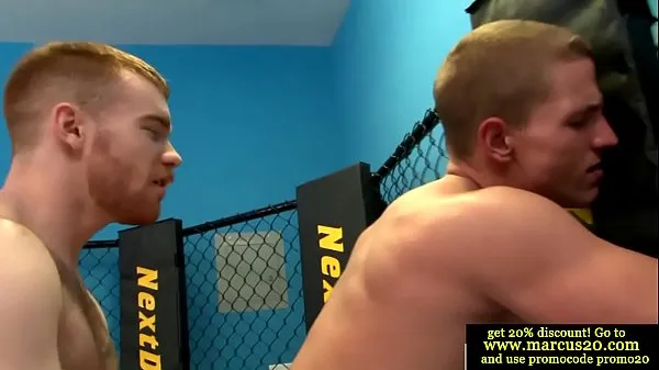 最好的 Ginger gay drilling muscled straight guy 动力电影