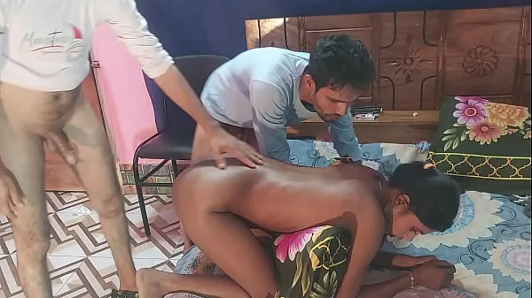 Best First time sex desi girlfriend Threesome Bengali Fucks Two Guys and one girl , Hanif pk and Sumona and Manik power Movies
