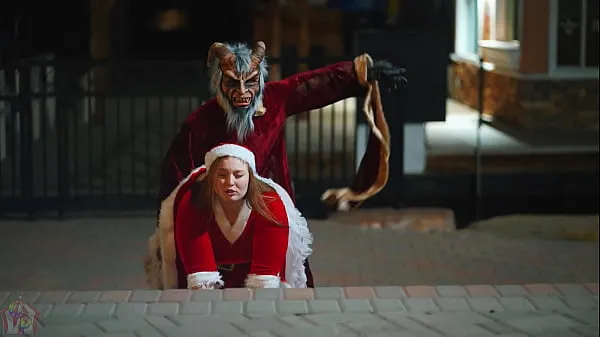 Best Christmas Takes A Turn When Krampus Fucks A Hot BBW For Being Naughty power Movies