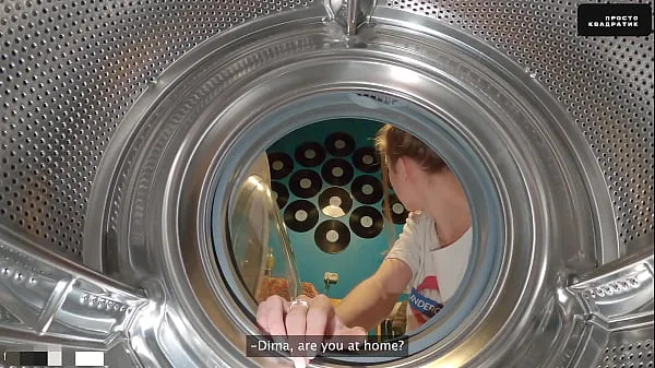 Najboljši Step Sister Got Stuck Again into Washing Machine Had to Call Rescuers močni filmi