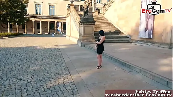 Nejlepší German normal natural girl next door doing real blind date meeting on the street silné filmy